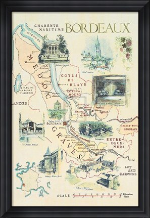 Framed Bordeaux Print