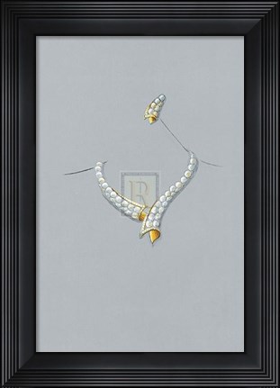 Framed Jewellery Designs XIII Print