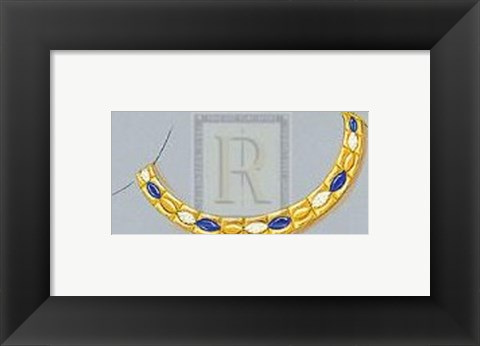 Framed Jewellery Designs XV Print