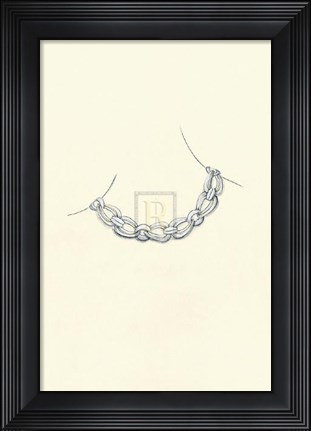 Framed Jewellery Designs XVI Print
