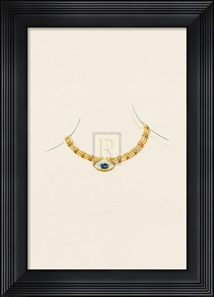 Framed Jewellery Designs XVIII Print