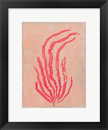 Framed Coral Island I Print