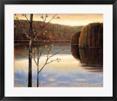 Framed Lakeside I Print
