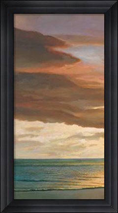 Framed Quiet Horizon I Print