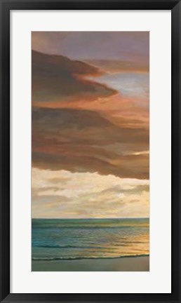 Framed Quiet Horizon I Print