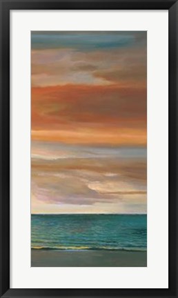 Framed Quiet Horizon III Print