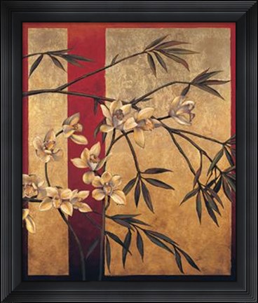 Framed Orchid Screen Print
