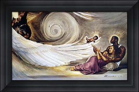 Framed Heaven Sent (Medium) Print