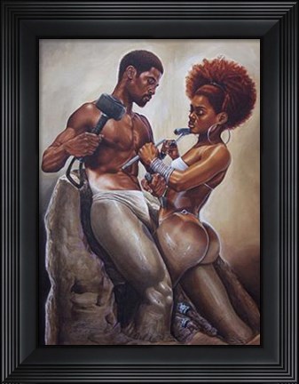 Framed Made 4 Each Other (Medium) Print