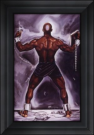 Framed Knowledge Is Power Print