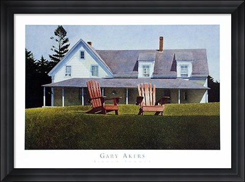 Framed Island Summer Print