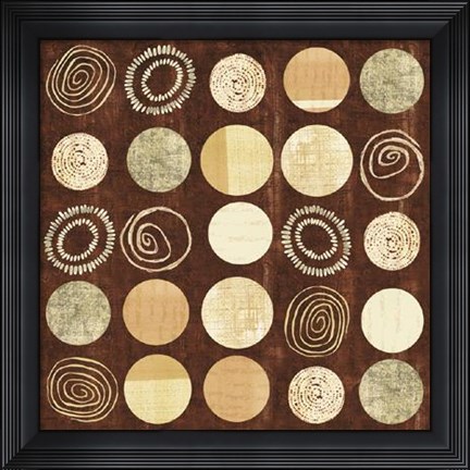 Framed Twenty Five Circular Variations II Print