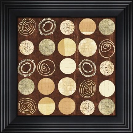 Framed Twenty Five Circular Variations II Print