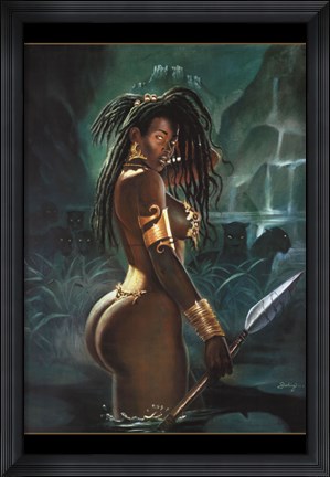 Framed Warrior Print