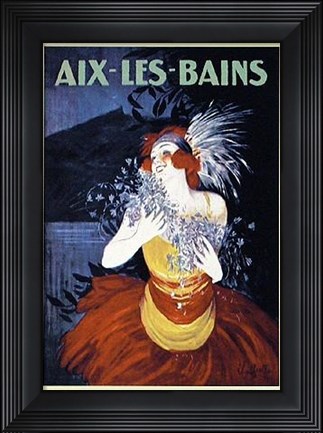 Framed Aix-Les-Bains Print