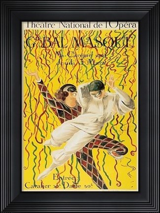 Framed Theatre National De L&#39;opera Print