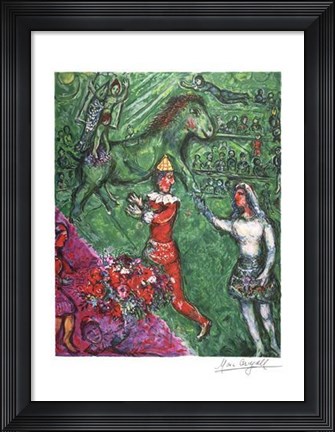 Framed Le Cirque Vert Print