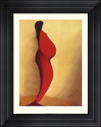 Framed La Femme Enceinte Print