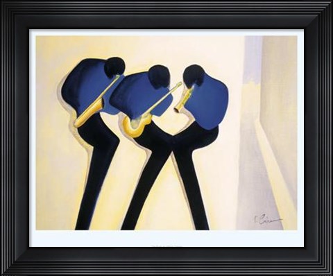 Framed Blues Print