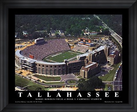 Framed Tallahassee, Florida - Bobby Bowden Fiel Print