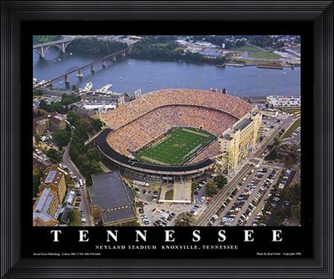 Framed Neyland Stadium - Knoxville, Tennessee Print
