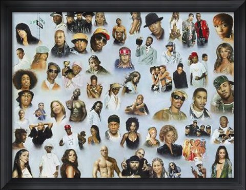 Framed Hip Hop And Randb Print
