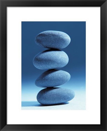 Framed Pebbles Print