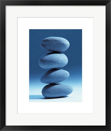 Framed Pebbles Print