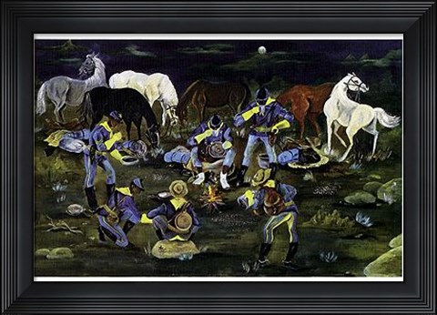 Framed At Ease Print