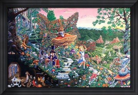 Framed Wonderland Print