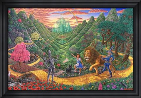 Framed Wizard Of Oz Print