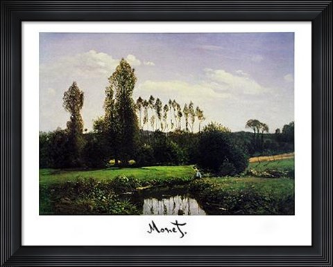 Framed View At Rouelles Print