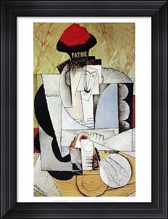 Framed Sailor at Lunch Print