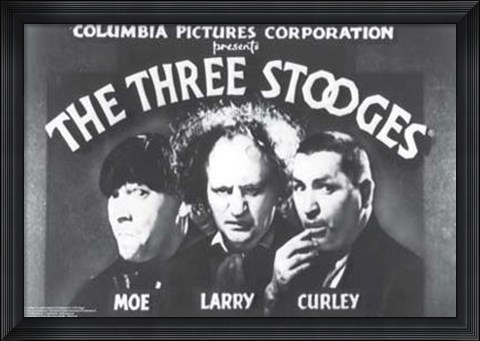 Framed Three Stooges: Opening Credits Print