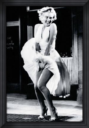 Framed Marilyn Monroe In &#39;The Seven Year Itch&#39; Print