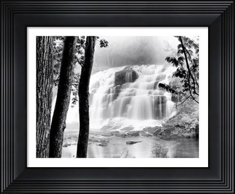 Framed Waterfall Lake Print