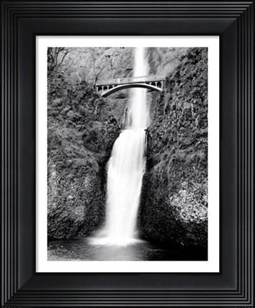 Framed Waterfall Bridge Print