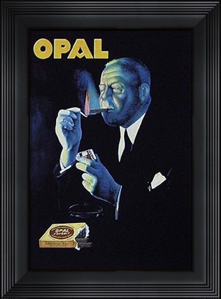 Framed Opal, 1926 Print
