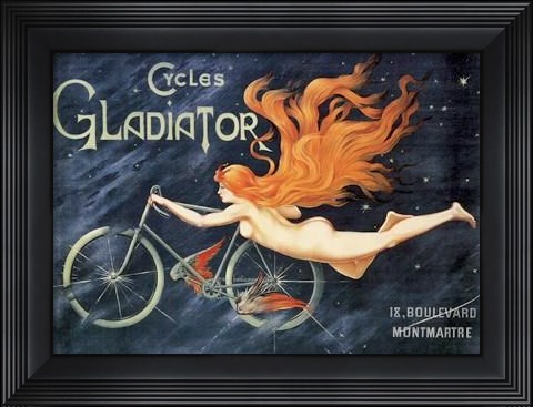 Framed Cycles Gladiator Print