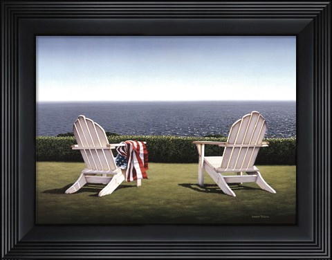 Framed Spring House View Print