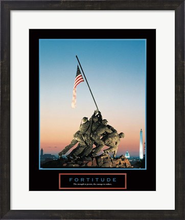 Framed Fortitude - Iwo Jima Print