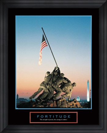 Framed Fortitude - Iwo Jima Print