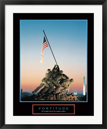 Framed Fortitude - Iwo Jima Print