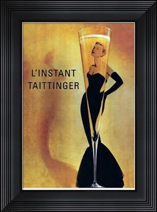 Framed Taittinger Print