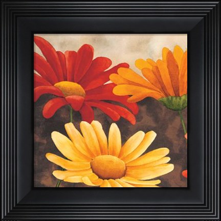 Framed Margherite Variopinte I Print