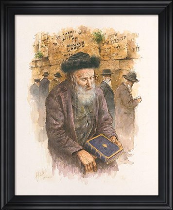 Framed Jerusalem I Print