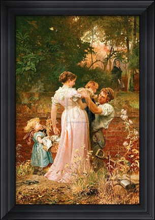 Framed My Lady is a Widow and Childless Print
