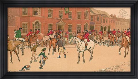 Framed Cottesbrook Hunt Print