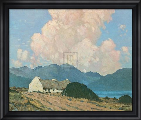Framed Roadside Cottage Print
