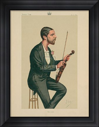 Framed First Violin Print